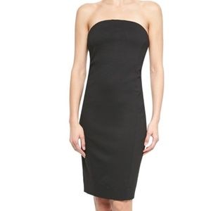 BNWT Helmut Lang black cast jersey dress size Med